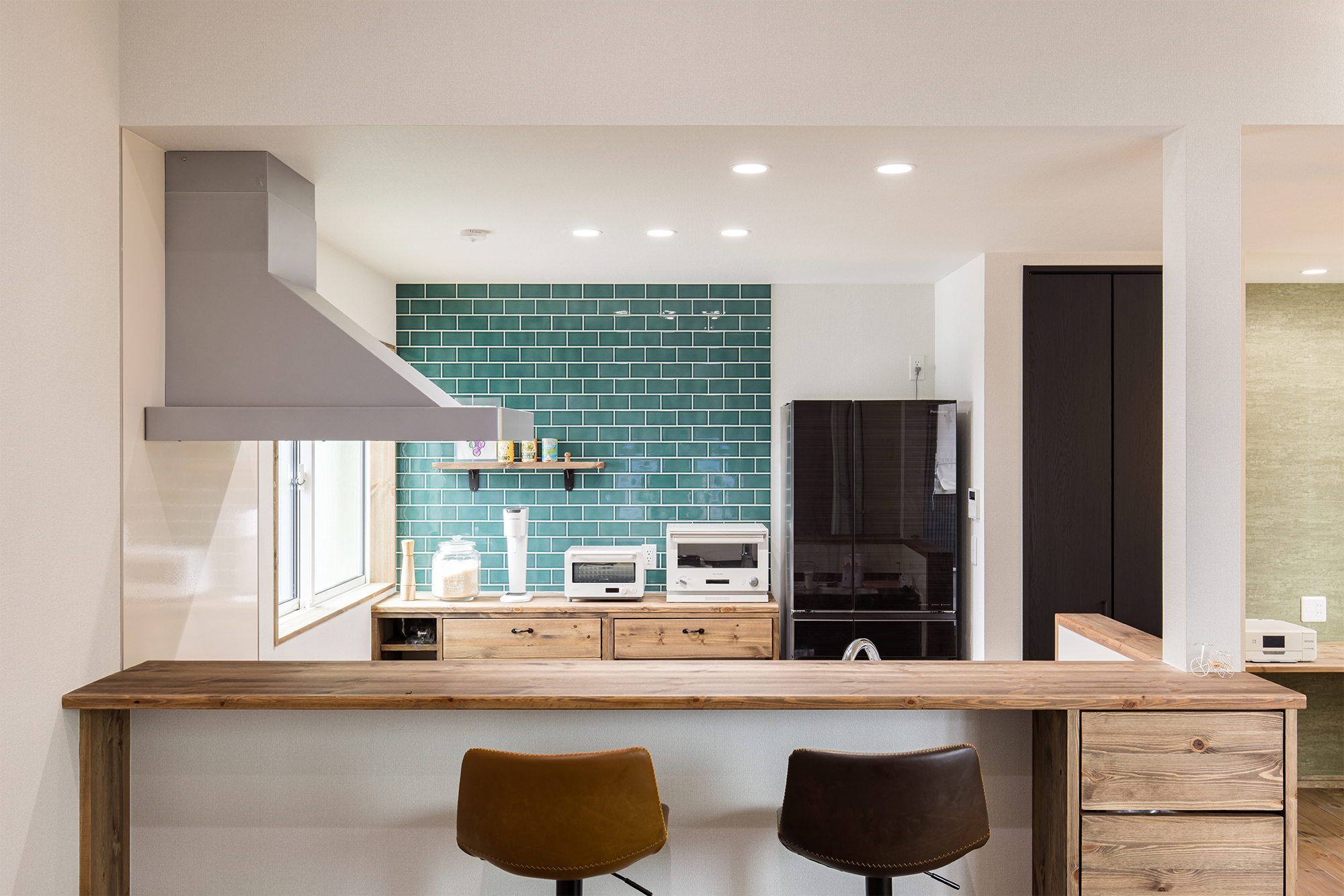 モールテックス　飾り棚 デザインモルタル】MORTEX モールテックスのキッチン | 新築注文住宅の